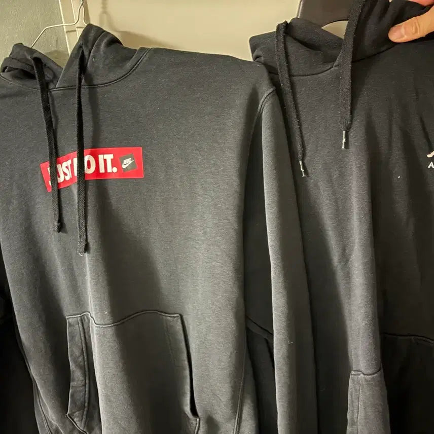 [BUNJANG] Nike Jordan Black Hoodie Set / 나이키/조던 검정색 후드티 2벌 아디다스리복뉴발란스언더아머압도본투윈프리덤
