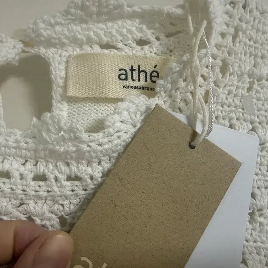 [SOLD OUT] 아떼 바네사브루노(Athe Vanessa Bruno) 크로셰 퍼프 슬리브