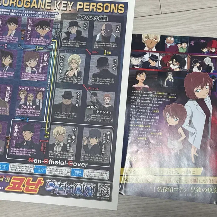 [BUNJANG] Detective Conan Haibara Ai Bundle Set / (일괄) 명탐정 코난 하이바라 누이, 흑철의 어영 특전 등