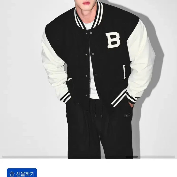 [BUNJANG] Born to Win Varsity Quilting Jacket Size 3 / 본투윈 바시티 퀄팅 자켓 3