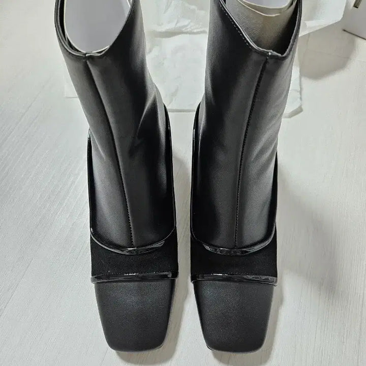 [BUNJANG] Handmade Hailey Ankle Boots 230 / (새상품) 수제화 천연가죽 앵클부츠 블랙 230