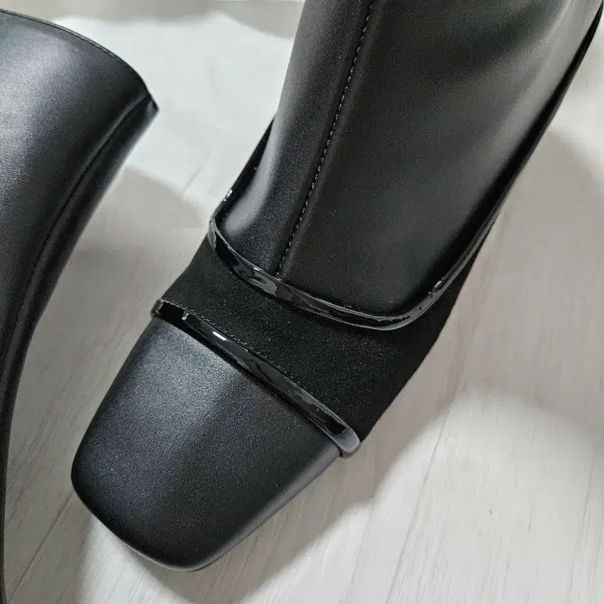 [BUNJANG] Handmade Hailey Ankle Boots 230 / (새상품) 수제화 천연가죽 앵클부츠 블랙 230