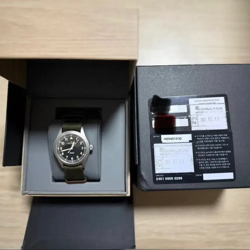 [BUNJANG] Hamilton Khaki Field Quartz Watch / 해밀턴 카키필드 쿼츠