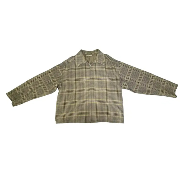 [BUNJANG] Auralee Wool Serge Check Blouson Jacket / 오라리 Auralee 울 서지 체크집업 블루종 5