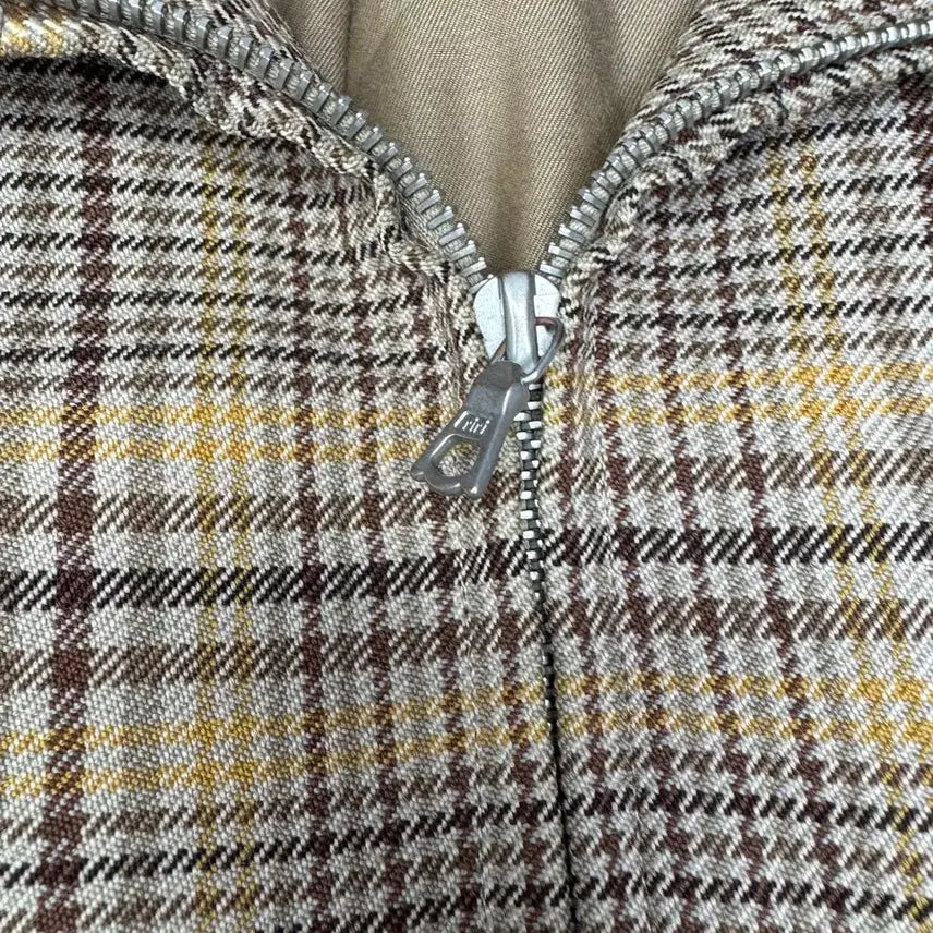 [BUNJANG] Auralee Wool Serge Check Blouson Jacket / 오라리 Auralee 울 서지 체크집업 블루종 5