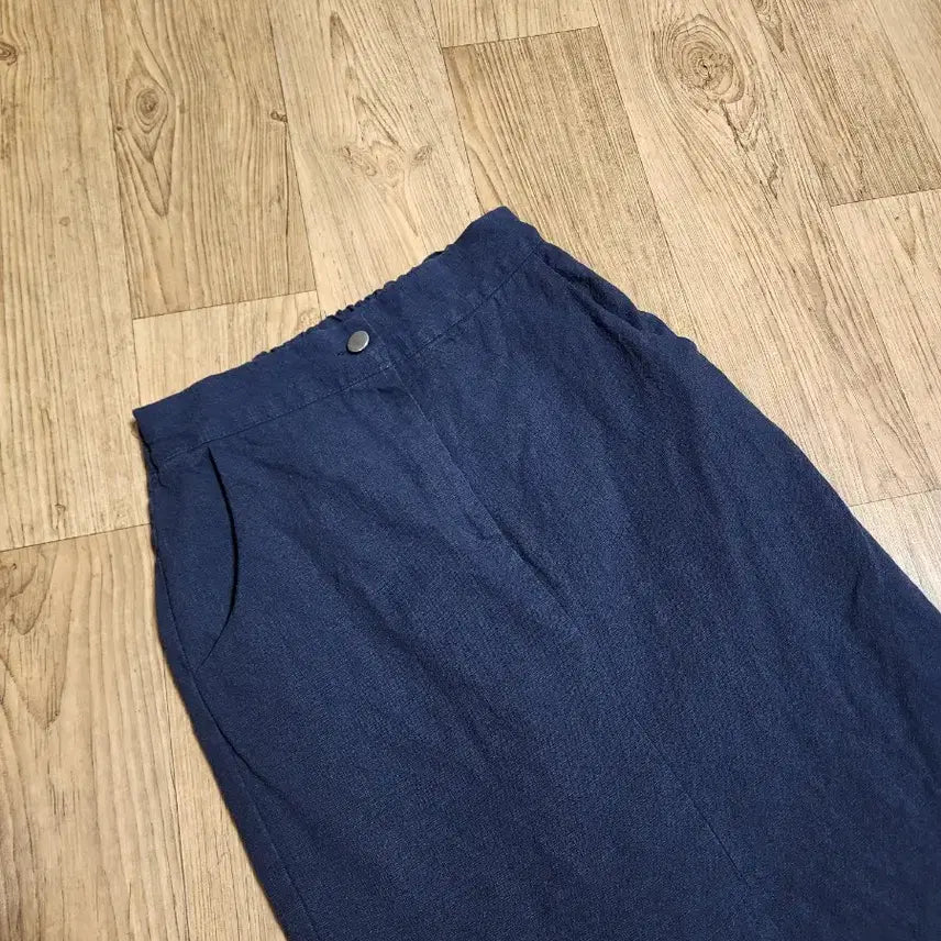 [BUNJANG] Women's Navy Midi Skirt / 26~28인치 여성 네이비 미디치마