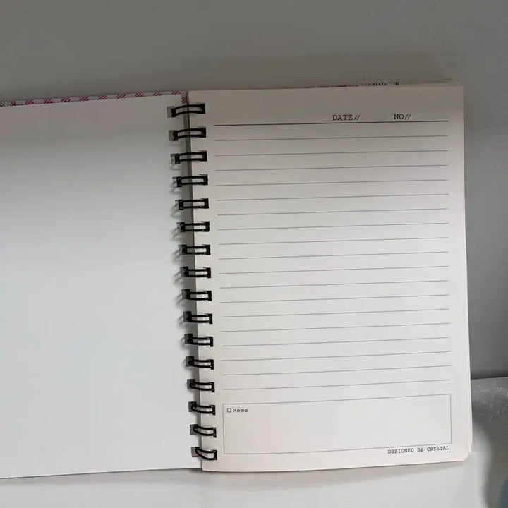 [BUNJANG] Classic Pink Check Diary Notebook / 고전st 분홍 체크 다이어리 노트 새상품