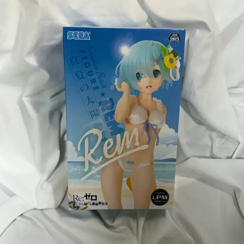 [BUNJANG] Re:Zero Rem Summer Beach Bikini Figure / 리제로 렘 LPM 썸머비치 비키니 수영복 피규어