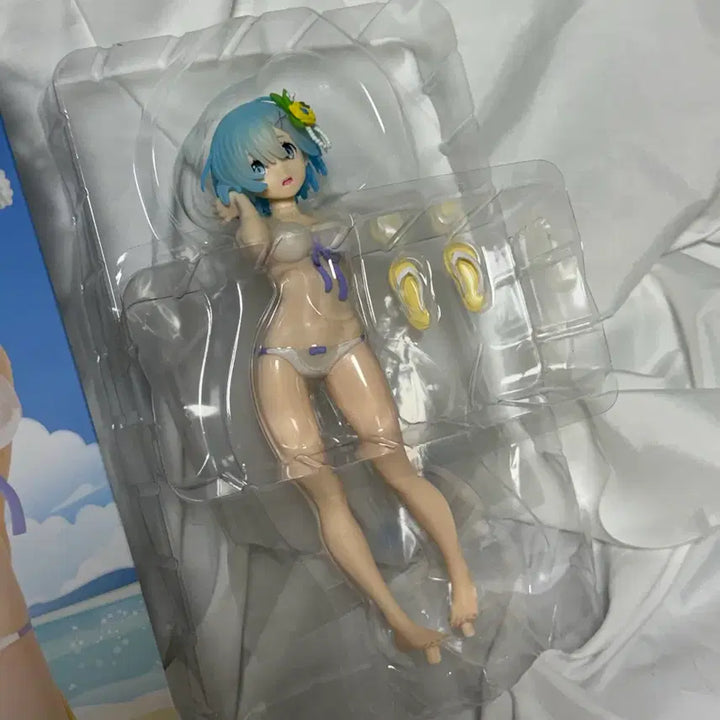 [BUNJANG] Re:Zero Rem Summer Beach Bikini Figure / 리제로 렘 LPM 썸머비치 비키니 수영복 피규어