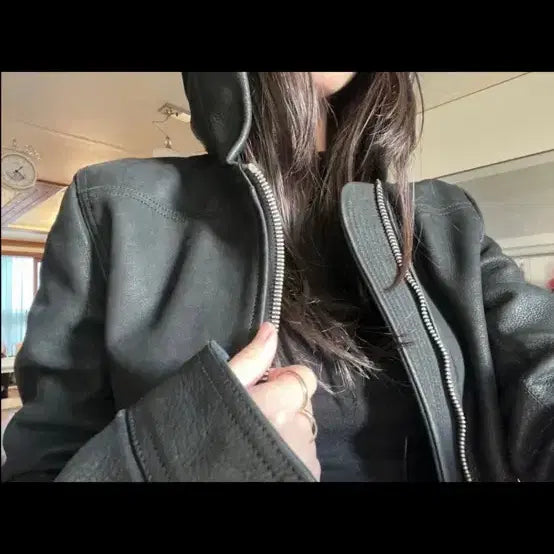 [BUNJANG] Rick Owens Leather Jacket / (특가할인)Rick Owens 레더자켓