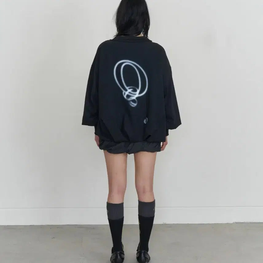 [BUNJANG] Oddly Workshop Puff Tee - Black / 오들리워크샵 puff tee