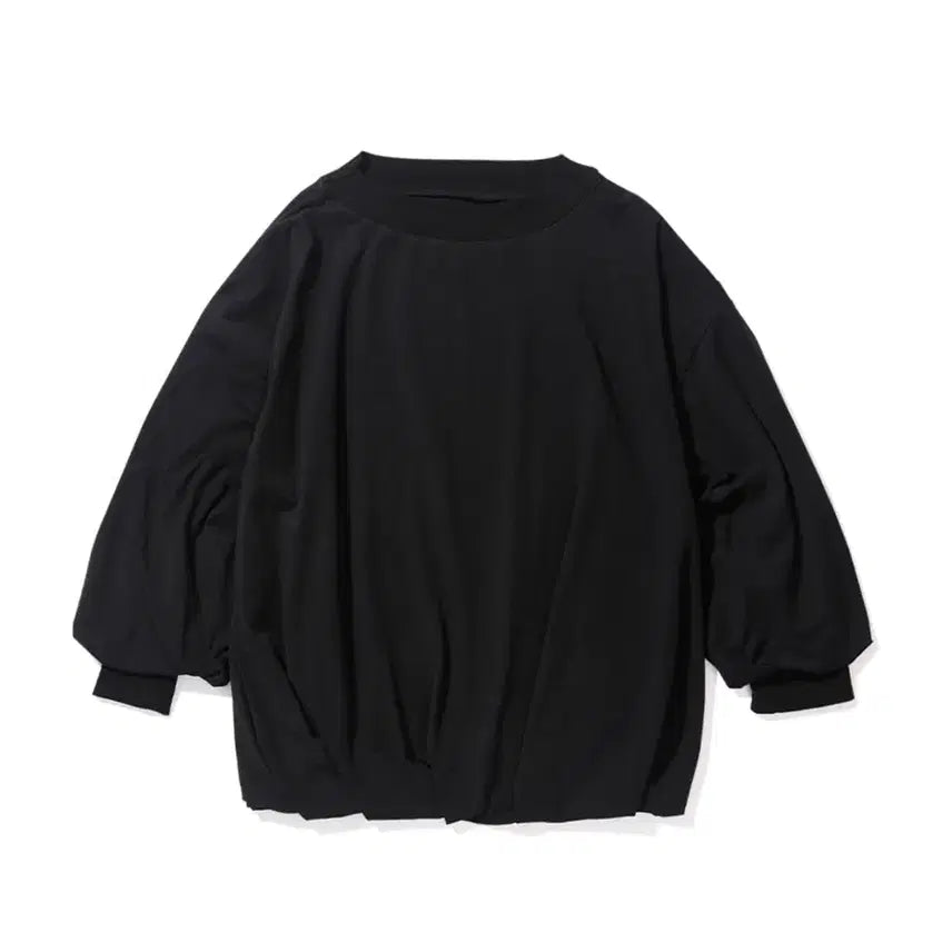 [BUNJANG] Oddly Workshop Puff Tee - Black / 오들리워크샵 puff tee