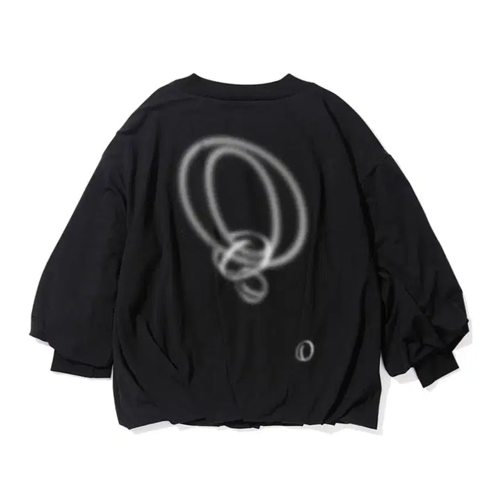 [BUNJANG] Oddly Workshop Puff Tee - Black / 오들리워크샵 puff tee