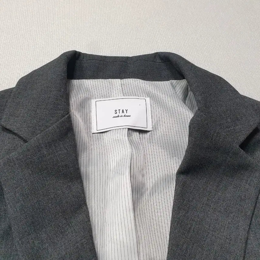[BUNJANG] STAY Gray Blazer Jacket / STAY 회색 여성 블레이저 66사이즈 여성90