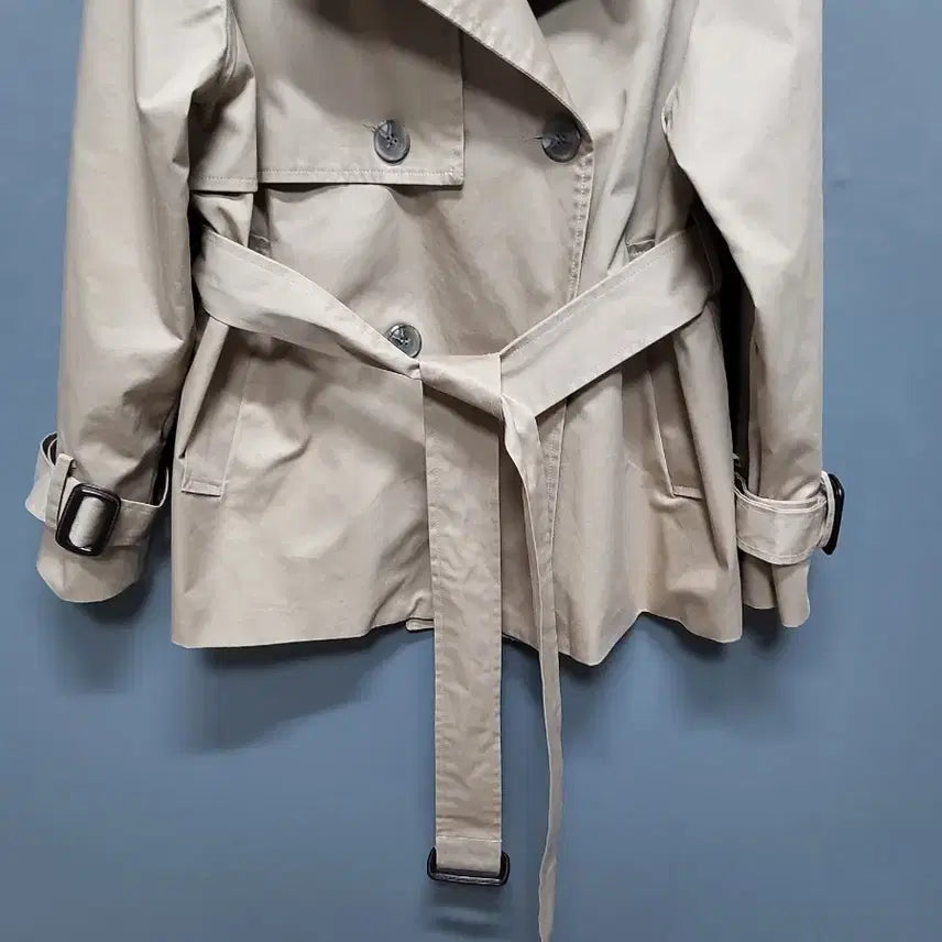 [BUNJANG] Cotton Trench Jacket / 면 트렌치 자켓