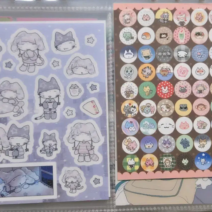 [BUNJANG] Arsene Yuri Sticker and Postcard Bundle Set / 아르센 유리 스티커 다꾸 엽서 9장 일괄