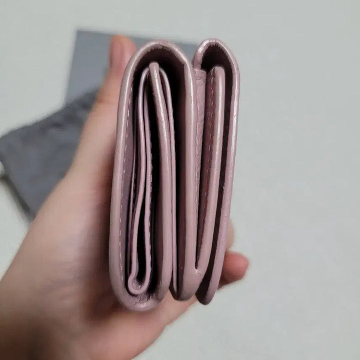 [BUNJANG] Balenciaga Baby Pink Wallet / 정품 발렌시아가 미니 반지갑 베이비핑크 캐쉬 미니
