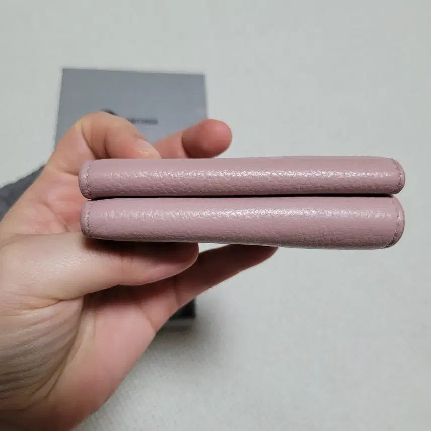 [BUNJANG] Balenciaga Baby Pink Wallet / 정품 발렌시아가 미니 반지갑 베이비핑크 캐쉬 미니