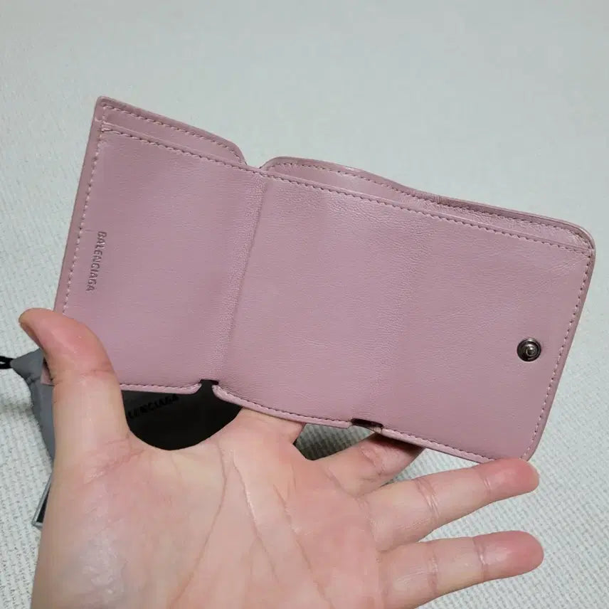 [BUNJANG] Balenciaga Baby Pink Wallet / 정품 발렌시아가 미니 반지갑 베이비핑크 캐쉬 미니