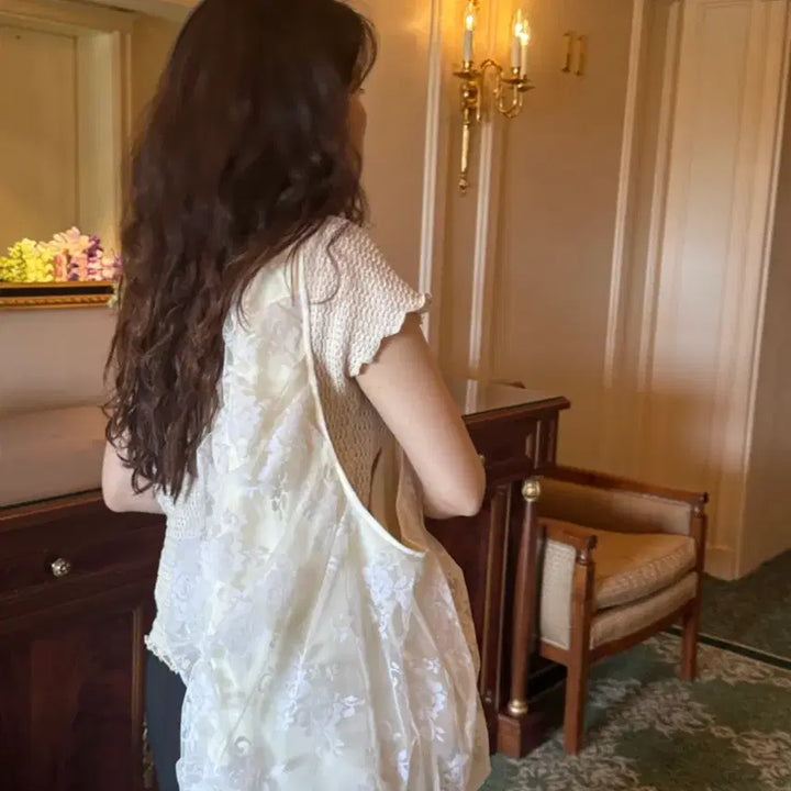 [BUNJANG] Sienne Mia Lace Bag / [새상품] 시엔느 미아 레이스백