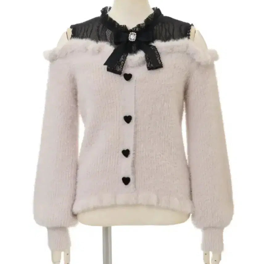 [BUNJANG] Liz Lisa Angora Knit Pink Sweater / 리즈리사 앙고라니트 핑검 판매 양산형 지뢰계 걸리 로지타 시허니