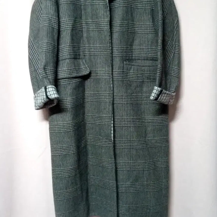 [BUNJANG] Chunchoo System Wool Check Coat / 춘추,시스템 울체크 코트