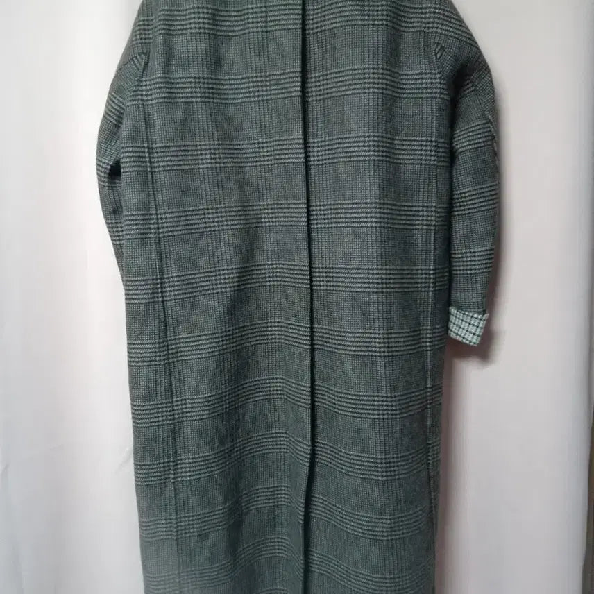 [BUNJANG] Chunchoo System Wool Check Coat / 춘추,시스템 울체크 코트