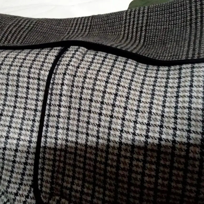 [BUNJANG] Chunchoo System Wool Check Coat / 춘추,시스템 울체크 코트