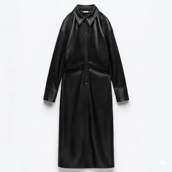[BUNJANG] Zara Cos Shirred Slim Midi Shirt Dress / 2xl) zara cos 셔링 슬림 라이크 미들 셔츠 원피스 2xl