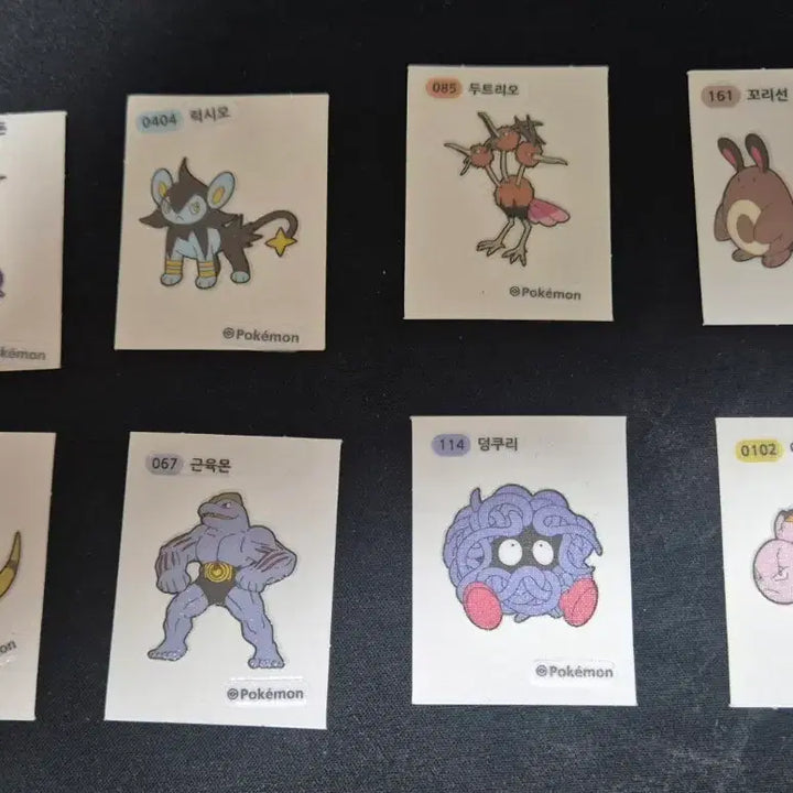 [BUNJANG] Pokemon Tteokbokki Stickers Bundle Set / 포켓몬 띠부씰 일괄