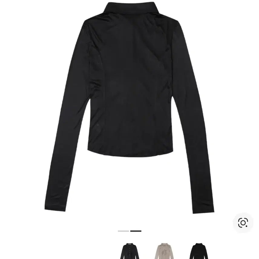 [SOLD OUT] 보헤미안서울 셔링 칼라 셔츠 차콜