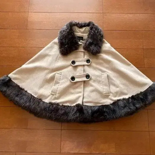 [BUNJANG] Cecil McBee Vintage Cape Coat / 세실맥비 케이프 코트 빈티지 망토 라떼갸루 히메