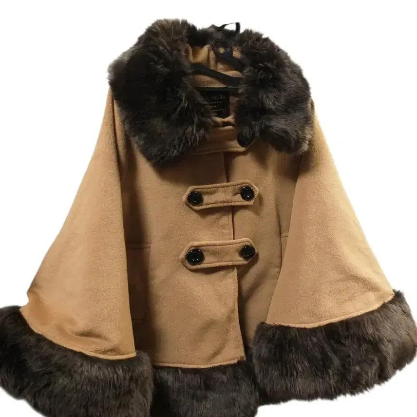 [BUNJANG] Cecil McBee Vintage Cape Coat / 세실맥비 케이프 코트 빈티지 망토 라떼갸루 히메