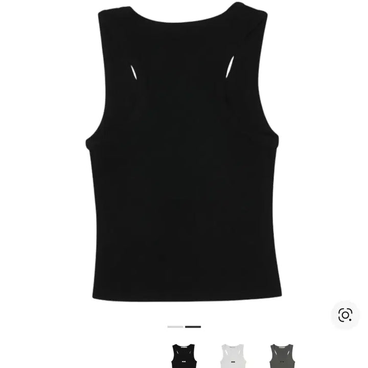 [BUNJANG] Bohemian Seoul Basic Sleeveless Crop Top / 보헤미안서울 베이직 슬리브리스 크롭탑 블랙