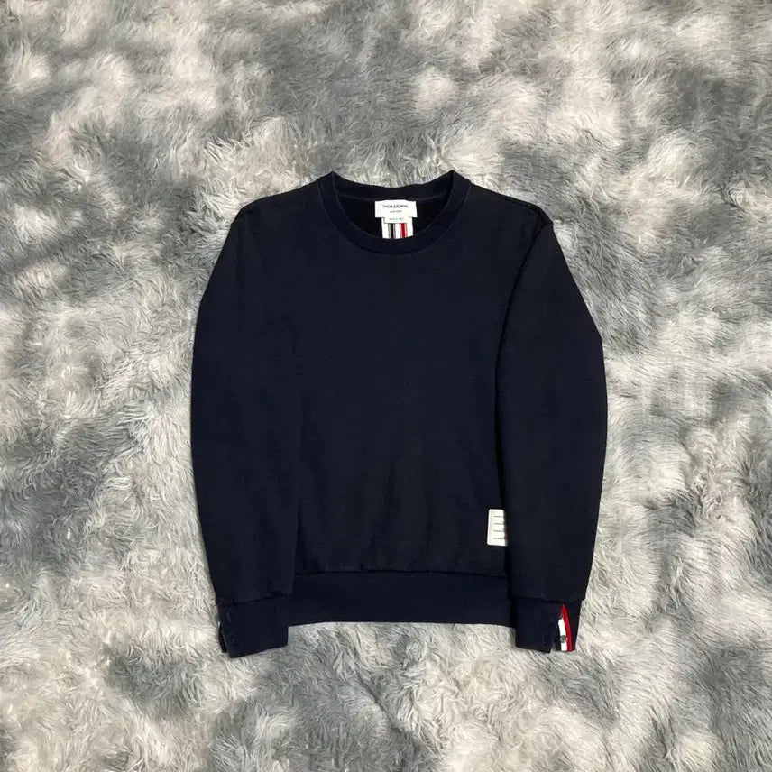 [BUNJANG] Thom Browne Three Stripe Sweatshirt - Navy / [2 사이즈] 톰브라운 백삼선 맨투맨 네이비