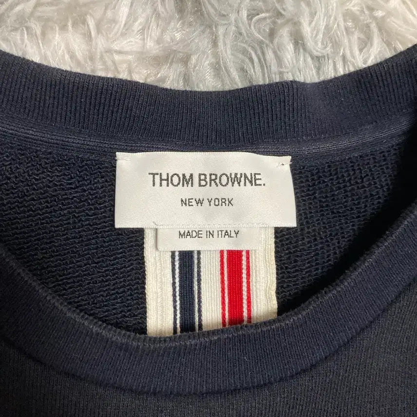 [BUNJANG] Thom Browne Three Stripe Sweatshirt - Navy / [2 사이즈] 톰브라운 백삼선 맨투맨 네이비