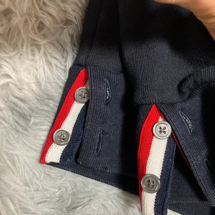 [BUNJANG] Thom Browne Three Stripe Sweatshirt - Navy / [2 사이즈] 톰브라운 백삼선 맨투맨 네이비