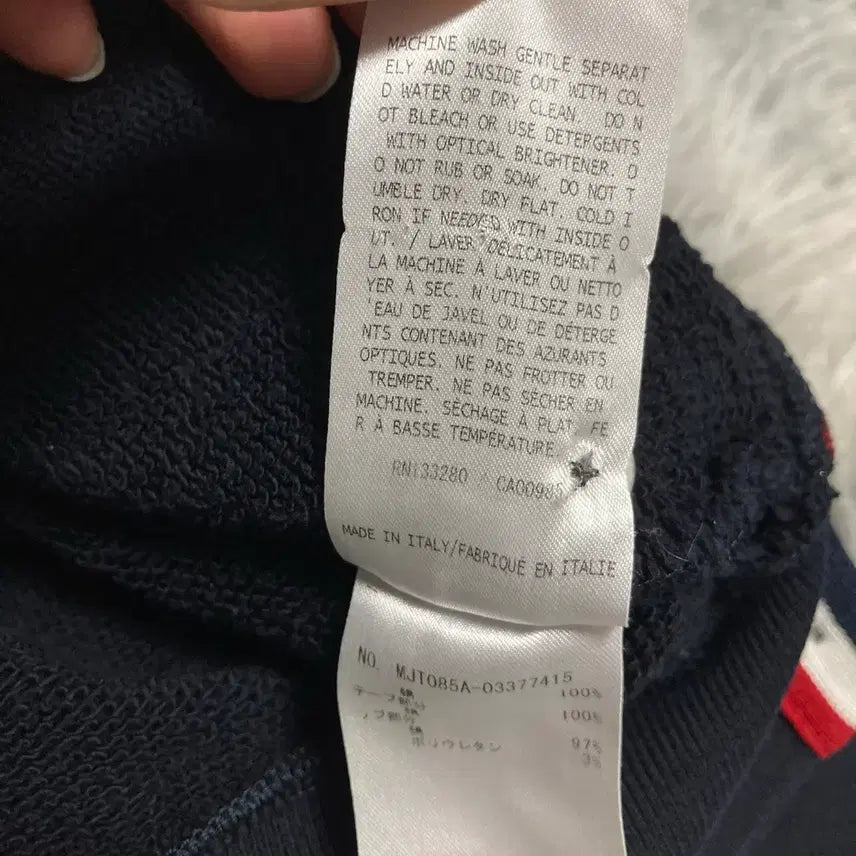 [BUNJANG] Thom Browne Three Stripe Sweatshirt - Navy / [2 사이즈] 톰브라운 백삼선 맨투맨 네이비