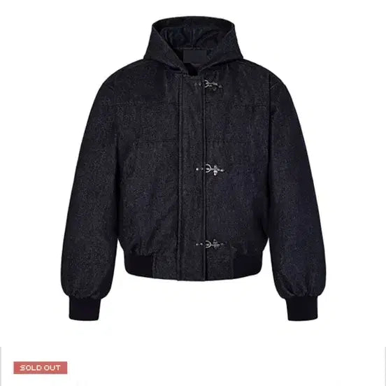 [BUNJANG] High Street Blue Bold Hook Hood Outerwear / 하이스트릿 (후크) 버클 자켓 Blue Bold Hook Hood