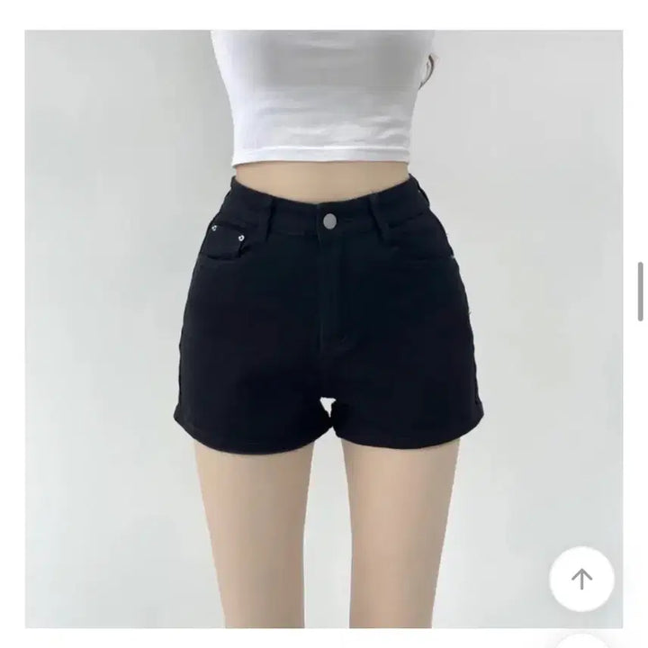 [BUNJANG] Black Denim Shorts / 청반바지