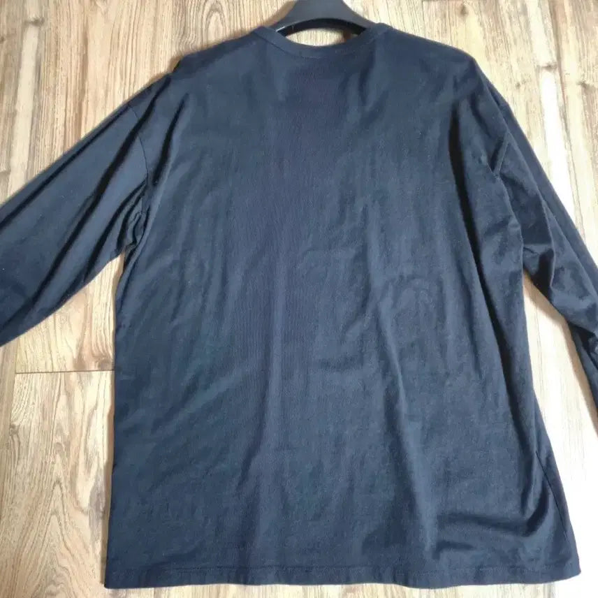 [BUNJANG] Maison Kitsune Fox Head Patch Black Long Sleeve T-shirt / 메종키츠네 폭스 헤드 패치 블랙 롱슬리브 티셔츠