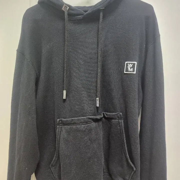 [BUNJANG] Wooyoungmi White Logo Hoodie / 우영미 백로고 후드티