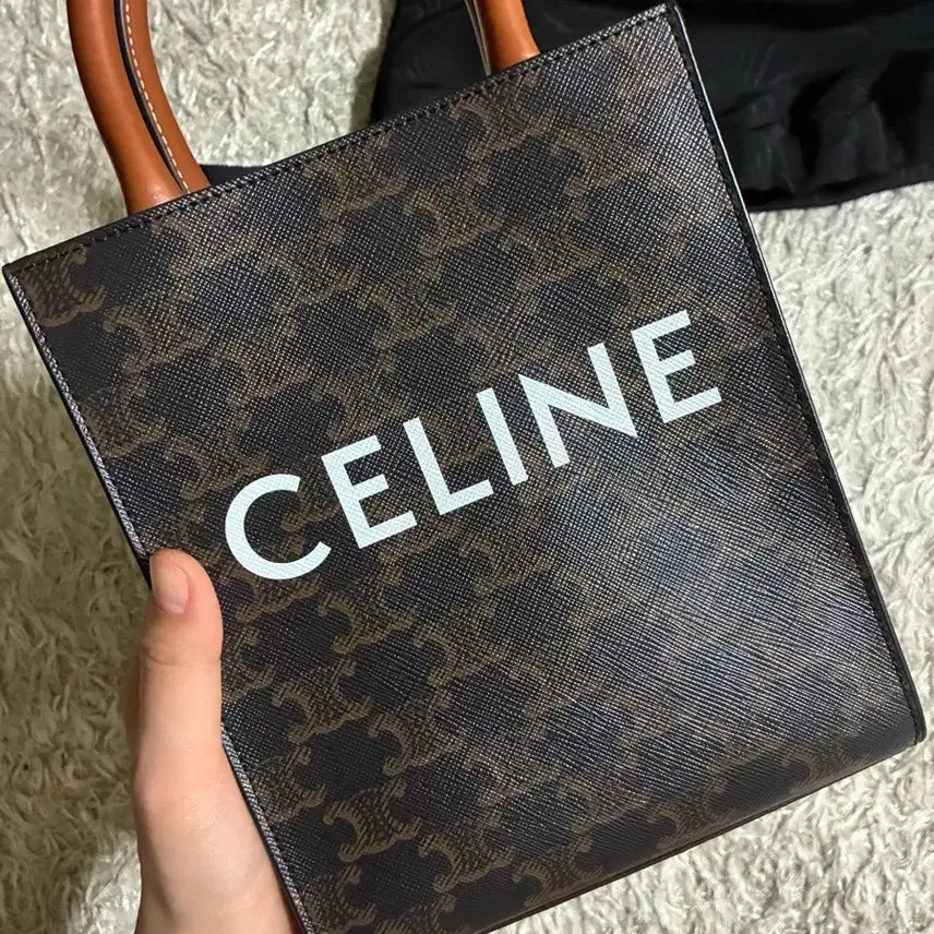 [BUNJANG] Celine Triomphe Cabas Mini Tote Bag / 셀린느 트리오페 카바스백 미니