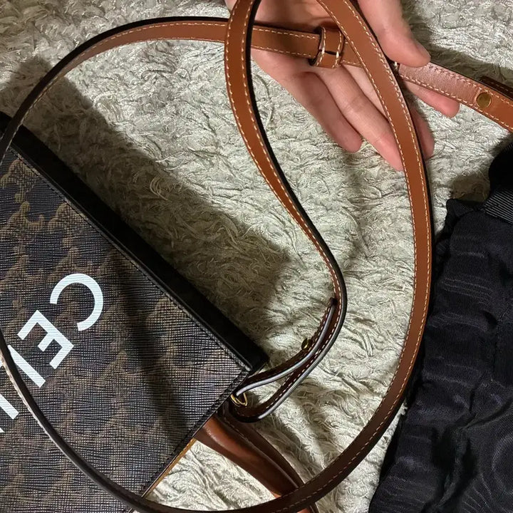 [BUNJANG] Celine Triomphe Cabas Mini Tote Bag / 셀린느 트리오페 카바스백 미니