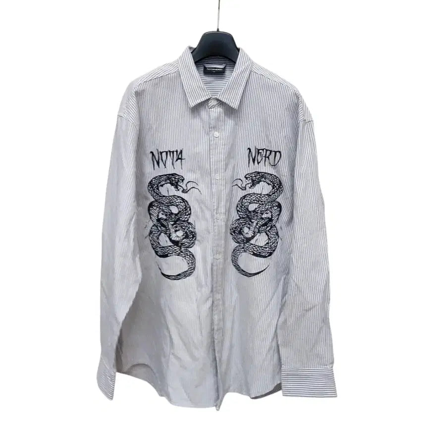 [BUNJANG] Not4nerd Stripe Shirt Men XL / 낫포너드 스트라이프 셔츠 남성XL 6b26