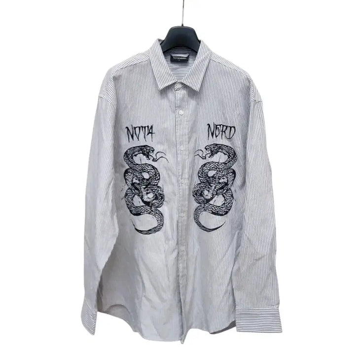 [BUNJANG] Not4nerd Stripe Shirt Men XL / 낫포너드 스트라이프 셔츠 남성XL 6b26