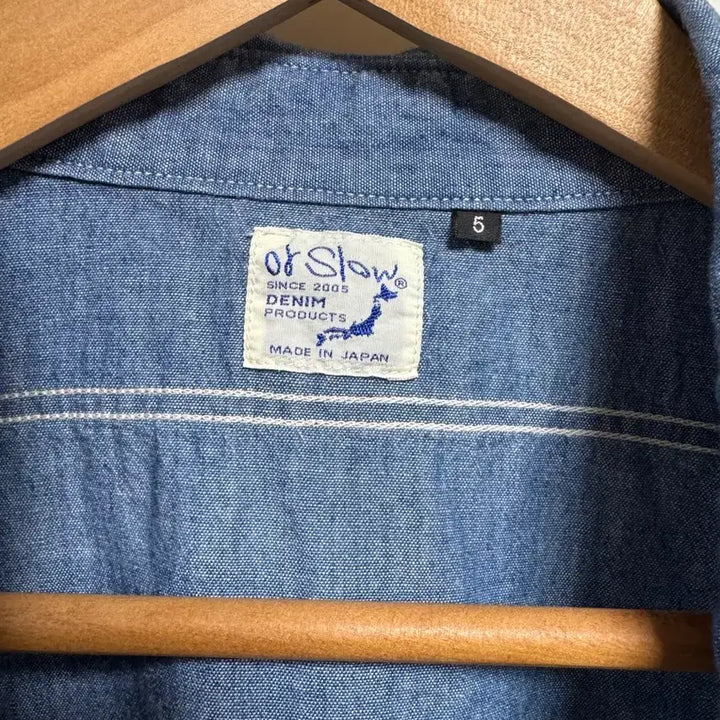 [BUNJANG] Orslow Chambray Size 5 Shirt / 오어슬로우 샴브레이 5사이즈