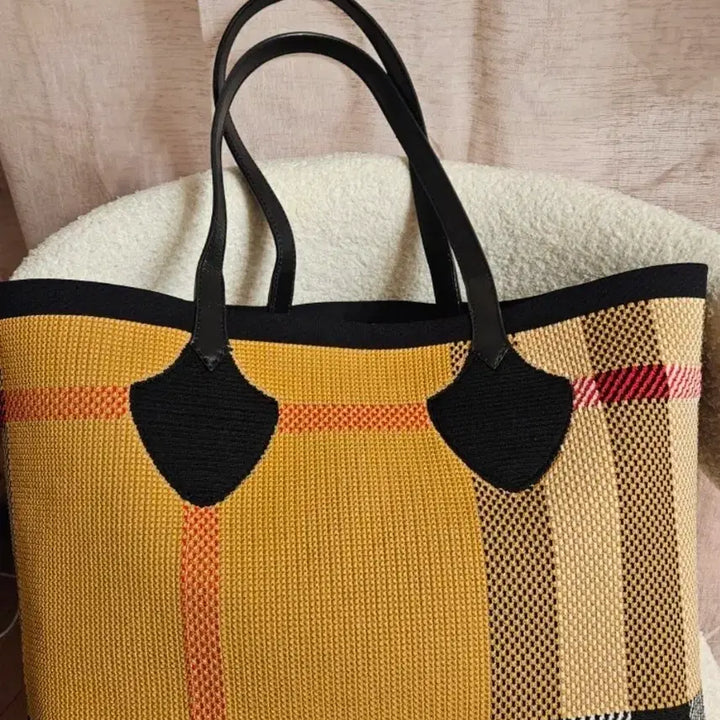 [BUNJANG] Burberry 19SS Giant Check Shopper Bag / 버버리 19SS 자이언트 체크 자이언트 쇼퍼백 (5회미만 사용)