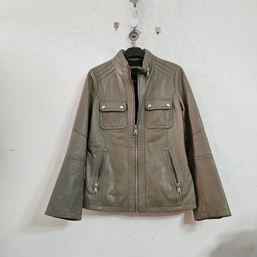 [BUNJANG] Leather Women's Jacket Rider Style / 가죽 여성 자켓 라이더 스타일