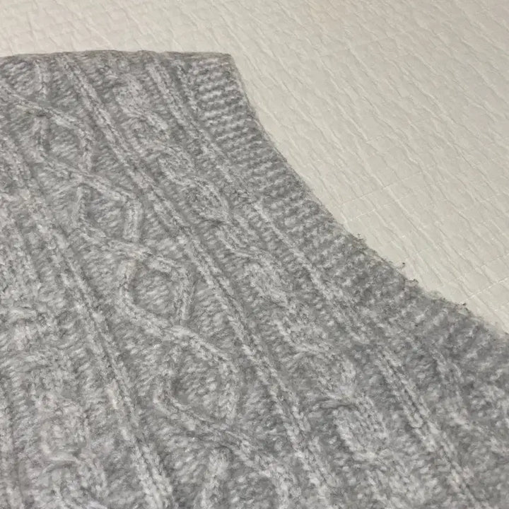 [BUNJANG] 8 Seconds Cable Knit Vest / 에잇세컨즈 케이블 니트 베스트